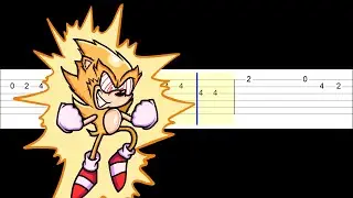 FNF Sonic.exe Update 2.0 - Sunshine (Easy Guitar Tabs Tutorial)