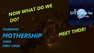 Thargoid Mothership - Thor - First Look - Elite Dangerous