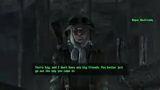Fallout 3 - Mayor MacCready Speech Check