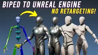 3ds Max Biped to Unreal Engine - No Retargeting Needed!
