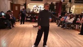 Tango Lesson: Consecutive Colgadas in Open Turn