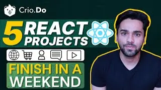 5 React Projects You Can Finish in a Weekend! | ReactJS for Beginners