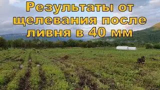 Ливень - 40 мм - как работает щелевание