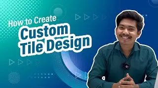 Custom Tile Layout Feature | Custom Tile Design Ideas | Interior Designer | Visualize Your Space