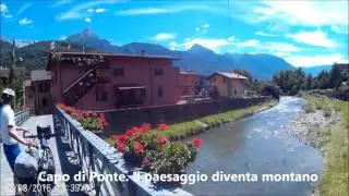 La ciclabile dell' Oglio in bici con la tenda
