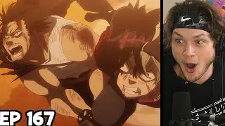 YAMI AND ASTA VS DANTE!! || THIS ANIMATION IS INSANE || Black Clover Episode 167 Reaction