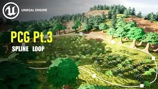 UNREAL ENGINE 5 Como Crear Un Bioma Con Spline (PCG 3) Español "Tutorial"