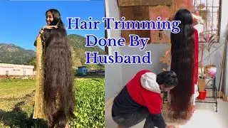 Best Thing For Long Hair Growth | Hair Trimming |  ऐसे करती हूँ मैं अपने लम्बे बालो की ट्रिमिंग