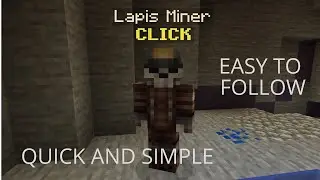 How to find the Lapis Miner in Hypixel Skyblock