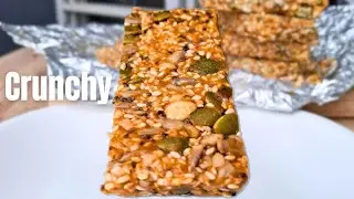 Healthy No-Bake Nut & Seed Crunch Bars