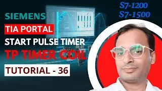 Siemens TIA Portal Training 36 - Pulse Timer Coil in PLC | Start Pulse Timer in Siemens PLC