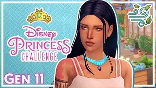 🍂Pocahontas | Disney Princess 15 Gen Challenge 👑 SPEEDRUN #TheSims4 #EAPartner #11