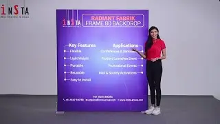 Radiant Fabrik Backlit Backdrop | Call +91 9167 246768 or email enquiry@insta-group.com