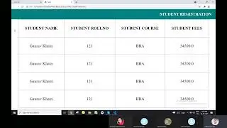 How to create Table in javascript  in hindi  || table kese banaye javascript me 2022
