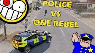 Police vs ONE rebel CRAZY │Arma 3