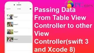 Passing Data From Table View Controller to other View Controller(swift 3 and Xcode 8)
