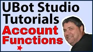 Ubot Studio Tutorial Account Functions