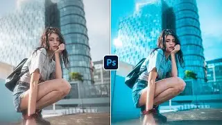 Blue Color Grading Photoshop - Teal Color Grading Photoshop - Photoshop Presets