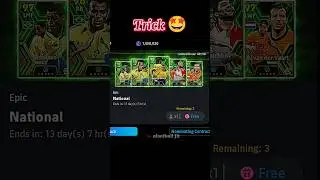 Trick to get free Epic player 🤩 | pes #efootball #efootball2024 #pes2021 #foryou #shorts