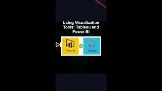 Using Visualization Tools: Tableau and Power BI 