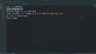 Installing Happ on Linux Manjaro / Installing any .deb package on Linux Manjaro