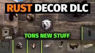 New Rust Decor DLC - Trophy Mounts, Rocking Chair, Bar Doors & More