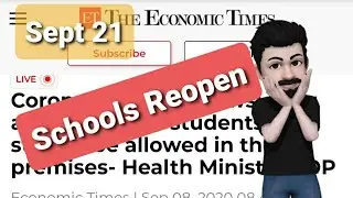Schools to Reopen from September 21 for 