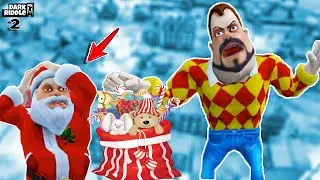 EFSANE GERİ DÖNDÜ - DARK RİDDLE YENİ YIL ŞAKALARI 😲 Dark Riddle 2 Story Mod New Year