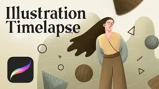 Illustration Timelapse with Procreate APP #1