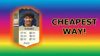 FRANK RIJKAARD PRIME ICON SBC CHEAPEST WAY! RIJKAARD SBC COMPLETE!
