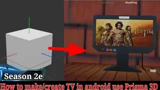 How to make/create TV in android use Prisma 3D full tutorial easy tips and tricks