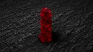 Testing Particle Systems in Element 3D & After Effects   Growing Crystal Test