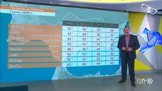 Presentador de Canal Sur diciendo que 