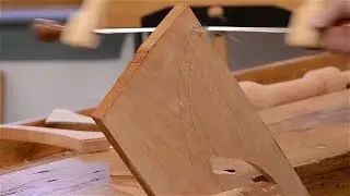 How to Cut out Cherry Shaker Table Legs with a Bow Saw