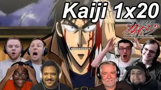 Kaiji Ultimate Survivor 1x20 Reactions | Great Anime Reactors!!! | 【カイジ】【海外の反応】