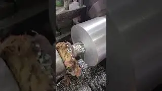 drilling on lathe machine | drilling process on lathe Machine #drill #drilling #lathe #cnc #viral