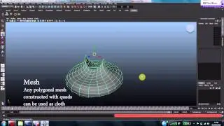 Cloth Simulation Plugin for Maya (C++, Maya API and MEL)
