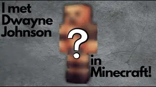 I Met Dwayne "The Rock" Johnson in MINECRAFT | Watch Until the End