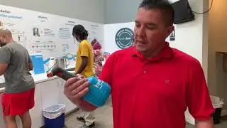Kangen 2.5 strong acidic water at the Hydrobar in Albuquerque, New Mexico
