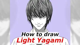 How to draw Light Yagami | Death Note | Step by step Tutorial