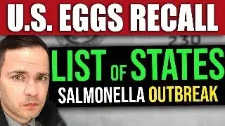 EGG RECALL: CDC List of States with Salmonella Outbreak