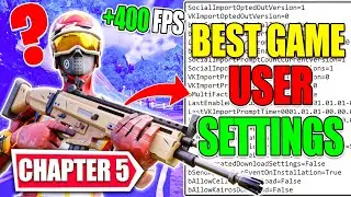 The BEST Game User Settings in Fortnite Chapter 5  🔧🔧🔧✅ (FPS BOOST + 0 Input Delay)