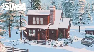 Winter Holiday Home ❄ - No CC - Sims 4 Speed Build