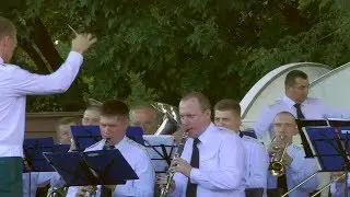 Оркестр Росгвардии в Измайловском парке 5 августа 2017