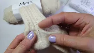 Knitting children's socks from thin yarn for ages 4-4.5 years