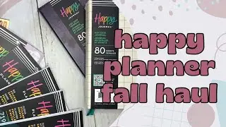 Happy Planner Fall Haul || so many goodies!