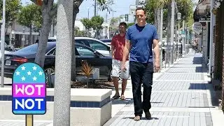 'Hey Vince!' Vince Vaughn Crosses a Street - Celebrity Snippet