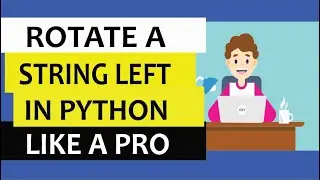 Left Rotate a string by k steps | Python one liners 