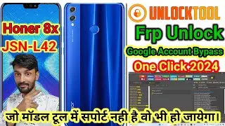 Honer 8X (JSN-L42)Frp bypass Unlock Tool One Click || All Honer Huawei mobile Frp Bypass Unlock Tool