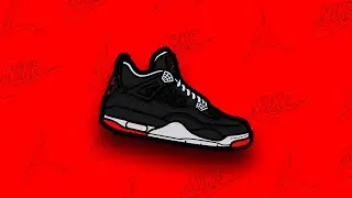 AIR JORDAN ILLUSTRATOR SPEED ART // FREE VECTOR
